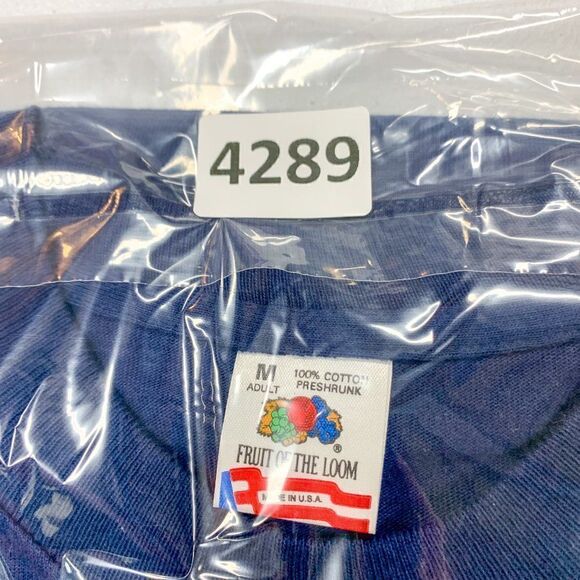 Swedish Pride Shirt Mens Medium Blue Casual Vintage Single Stitch FOTL USA Made - Picture 12 of 12